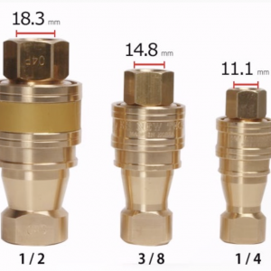 COPPER PNEUMATIC COUPLER 1/4, 3/8, 1/2